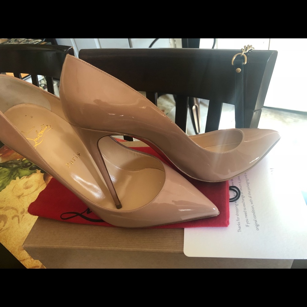 Christian Louboutin Pigalle nude Heels. ❌❌SOLD❌❌